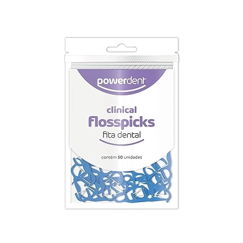 Fio Dent.powerdent Floss Picks 50un