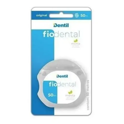 FIO DENTAL DENTIL ORIGINAL LEVE 100 METROS PAGUE  50 METROS