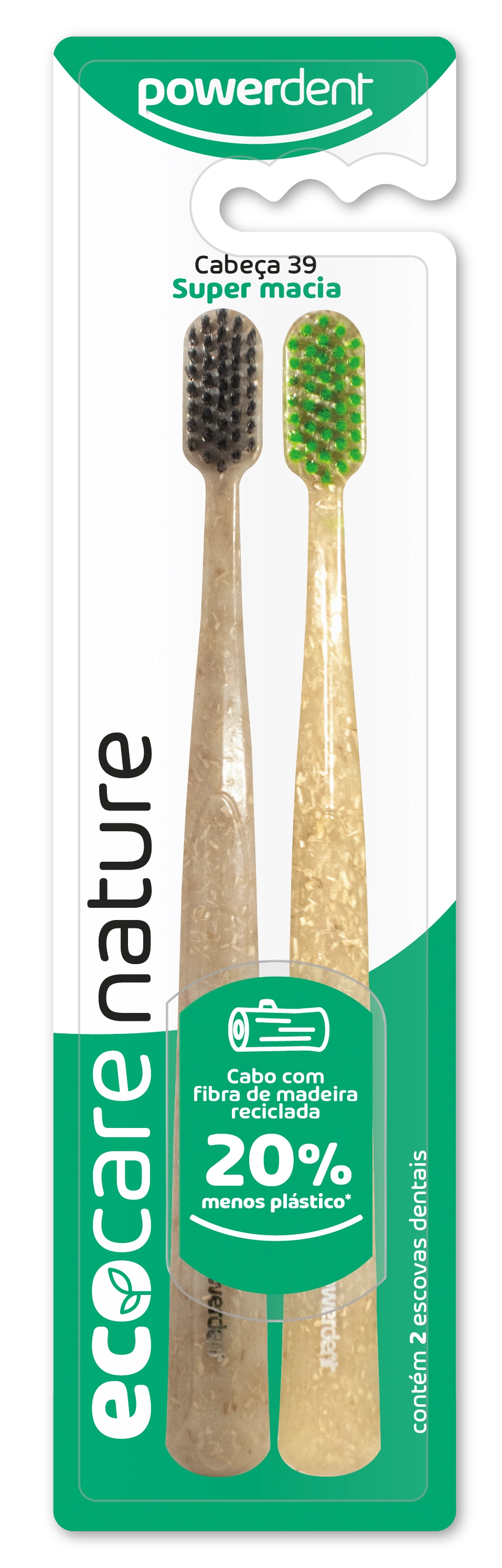 Esc Dental Powerdent Eco Nat Duplo