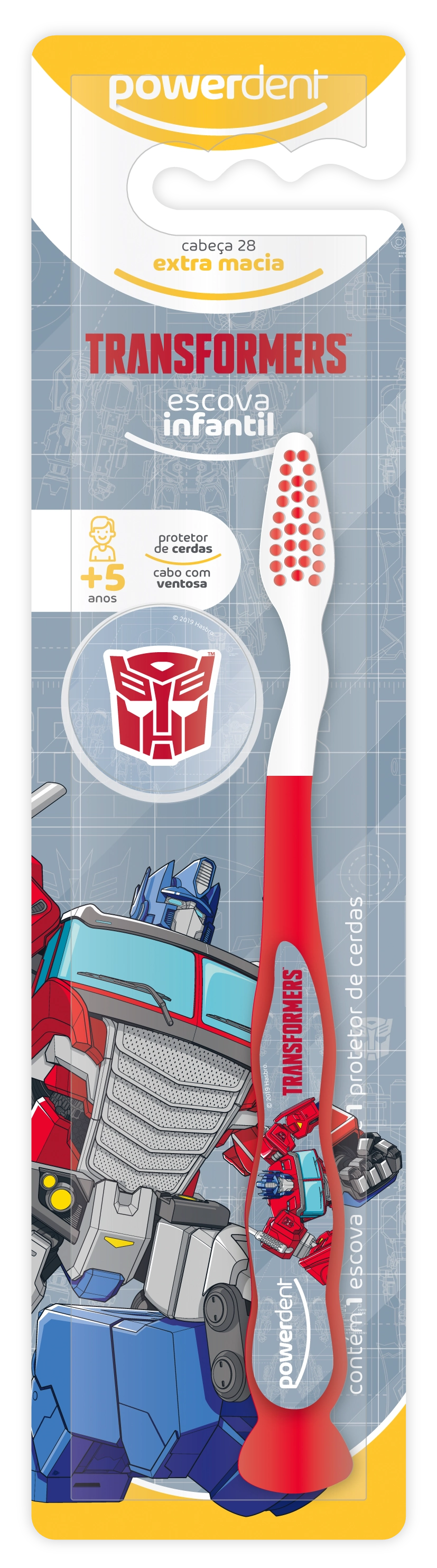 Escova Dental Inf.transformers 5 Anos