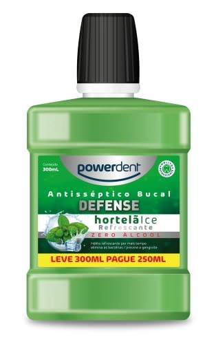 Enx Bucal Defense Powerdent Lv300ml Pg250ml Hortela Ice