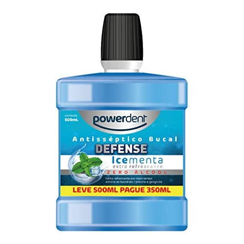 Enx Bucal Defense Powerdent Lv500ml Pg350ml Zero Ice Menta