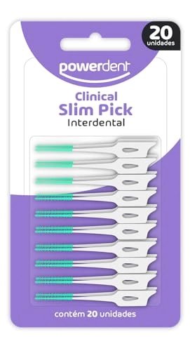 Escova Clinical Slim Pick Powerdent 20un