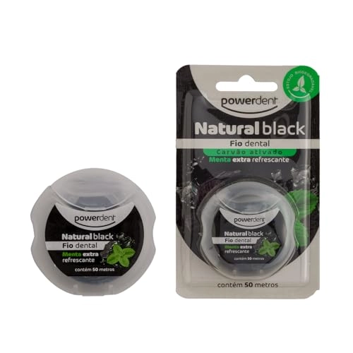 Fio Dental Natural Black 100m