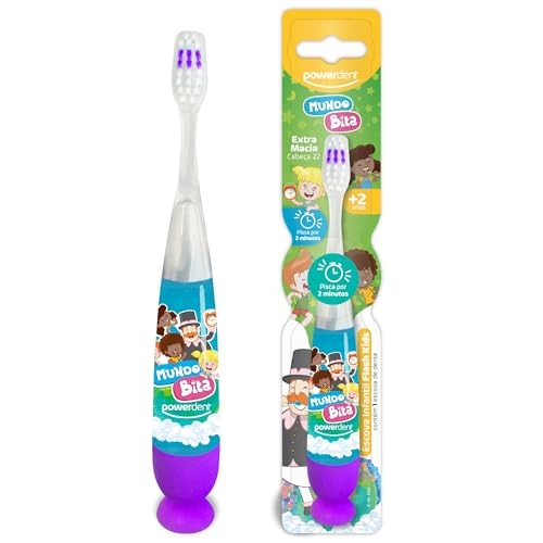 Esc Dental Powerdent Inf Kids Flash Mundo Bita 2 Anos