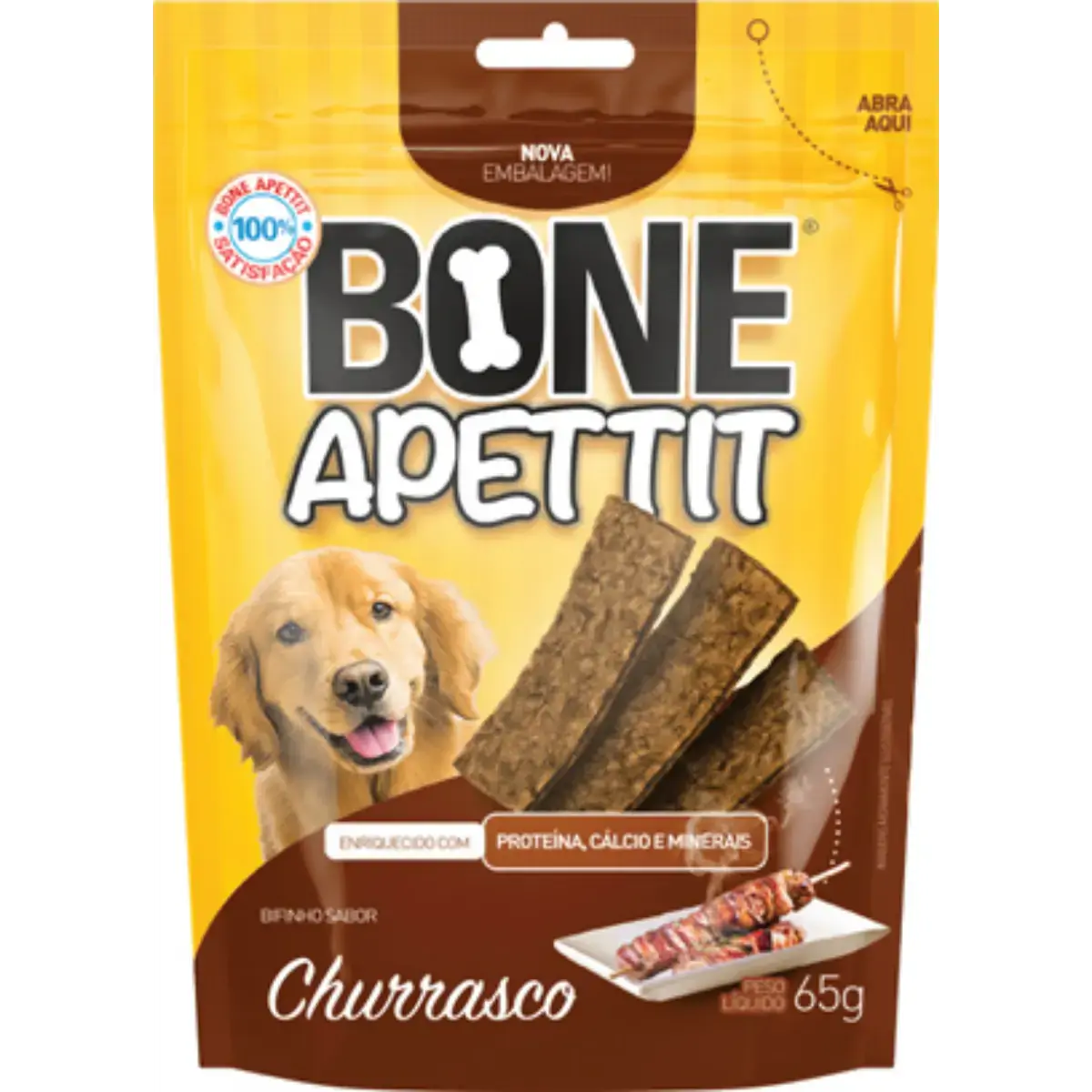 Petisco Bifinho BONE APETTIT Churrasco 65g