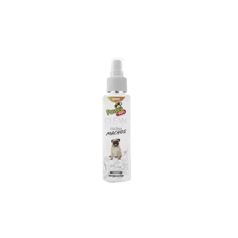Colônia Clean Cachorro Machos Power Pet's 120ml