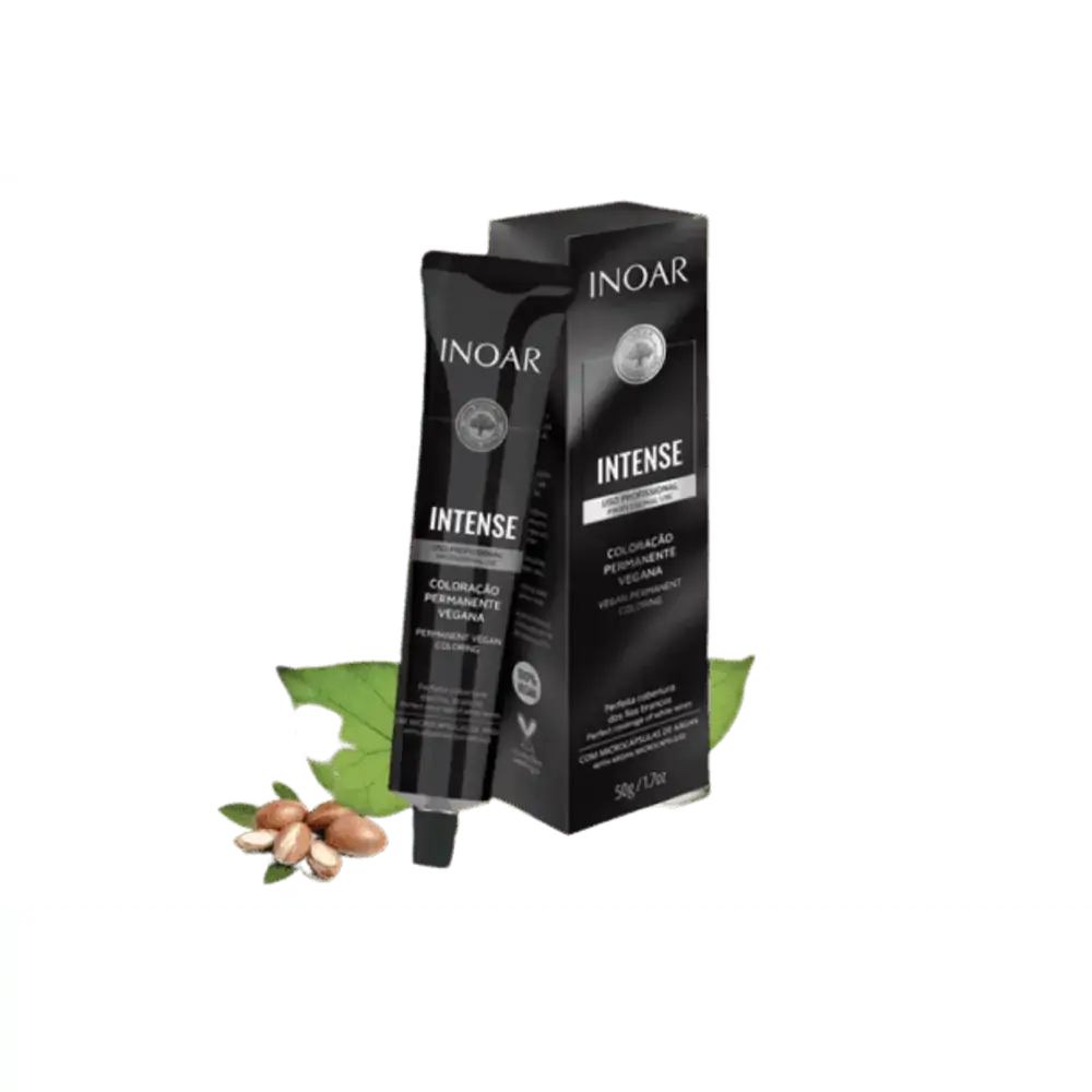 Coloracao Individual Permanente Inoar Intense Color 5/7 Castanho Claro Marrom Choc Escuro 50g