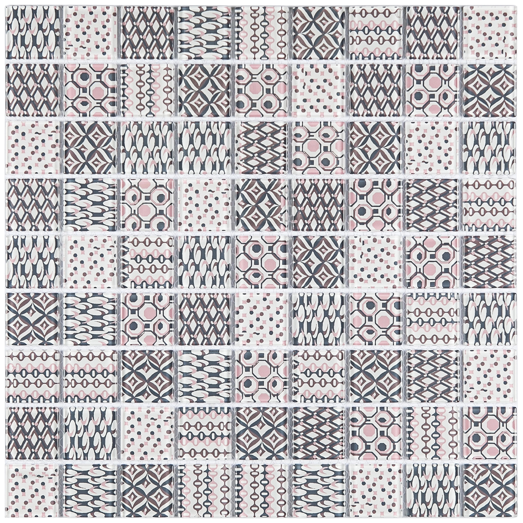 Pastilha Patchwork PW4001 30x30cm Glass Mosaic
