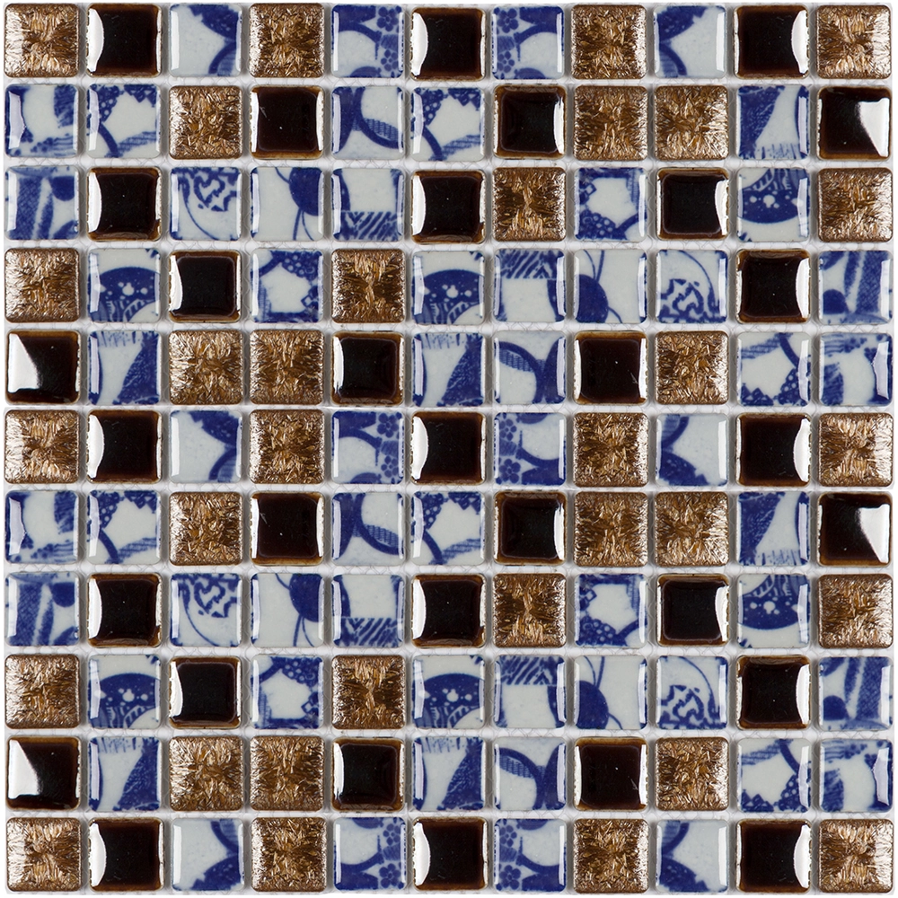 Pastilha PE2504 30x30cm Glass Mosaic