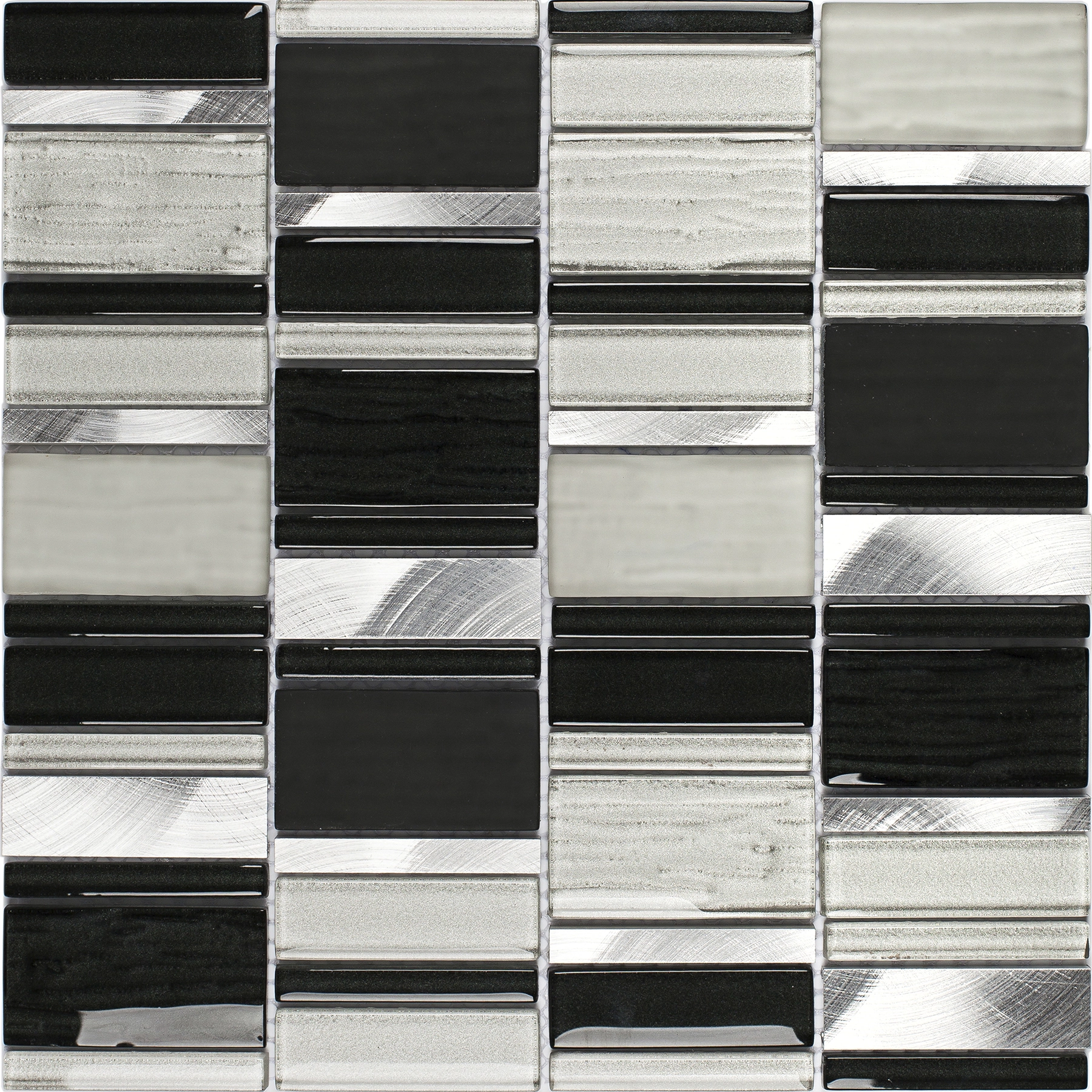 Pastilha Petrus SPG201 30,8x29,8cm Glass Mosaic