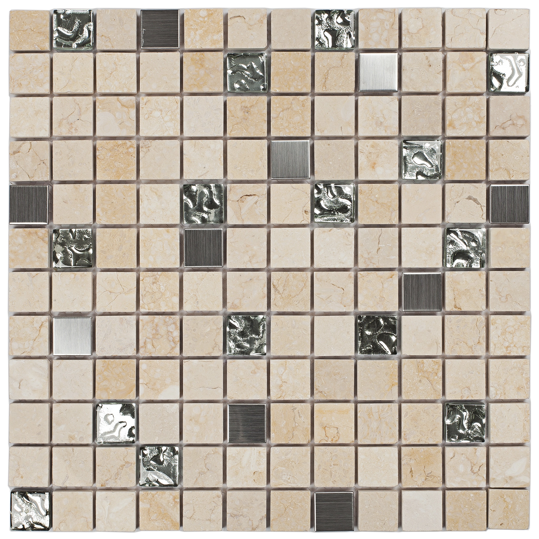 Pastilha Tiberio TB05 30x30cm Glass Mosaic