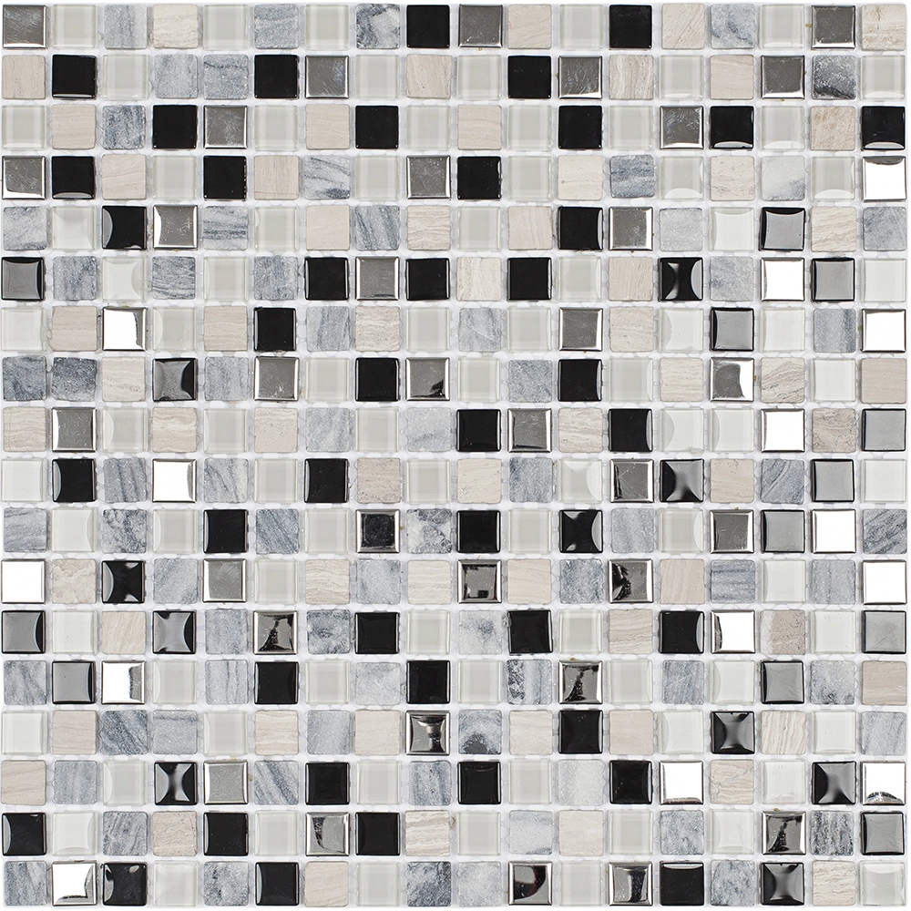 Pastilha Slim SMG102 30,5x30,5cm Glass Mosaic