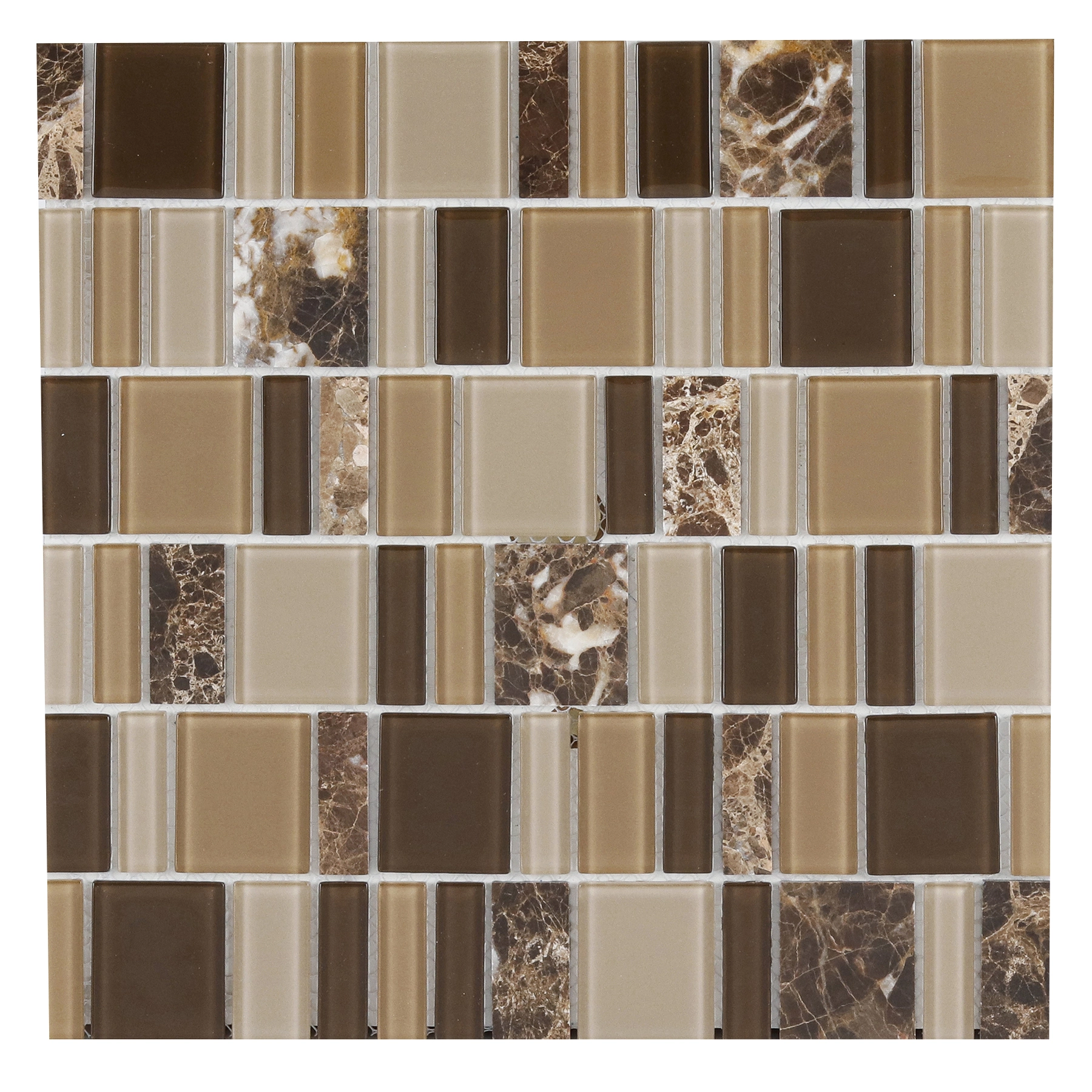 Pastilha SP03 30,3x30cm Glass Mosaic