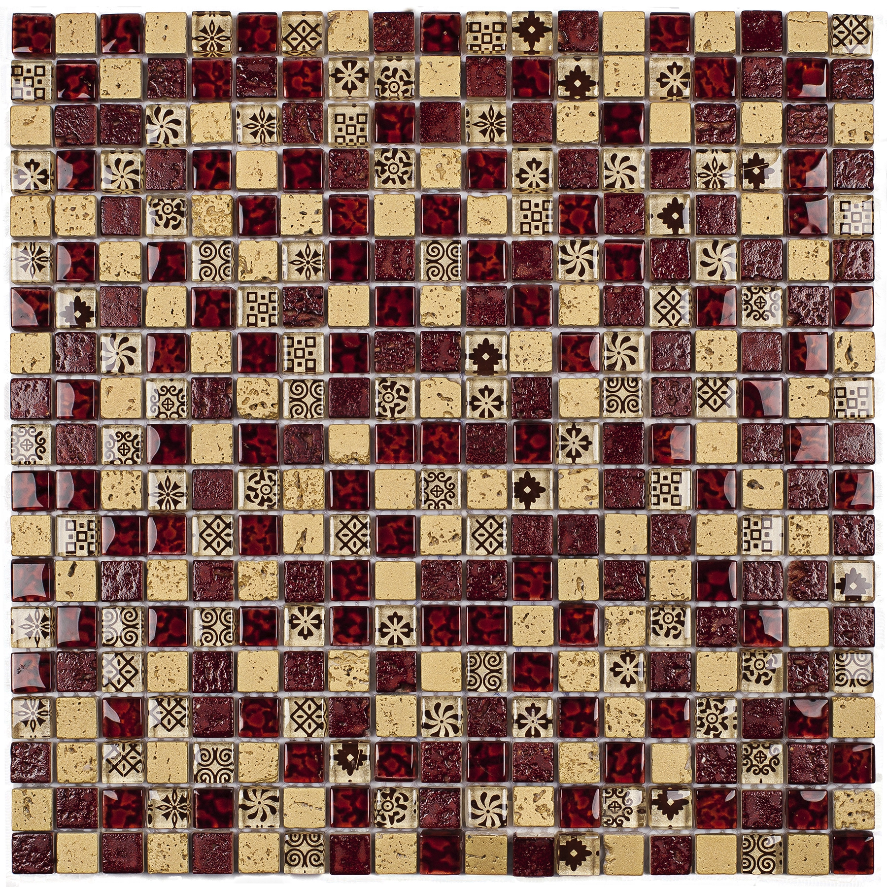 Pastilha Machupichu MP506 30x30cm Glass Mosaic
