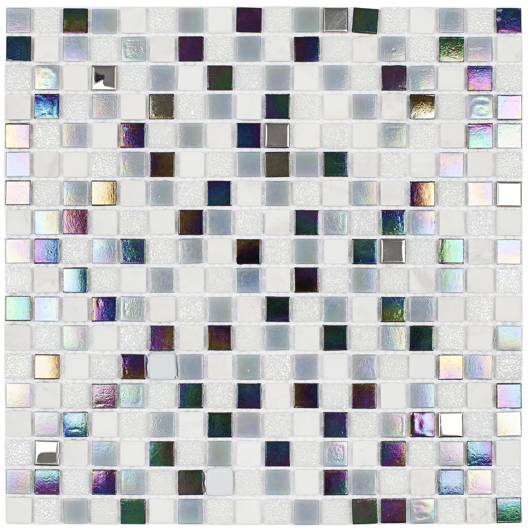 Pastilha Tiffany TY21 30,5x30,5cm Glass Mosaic