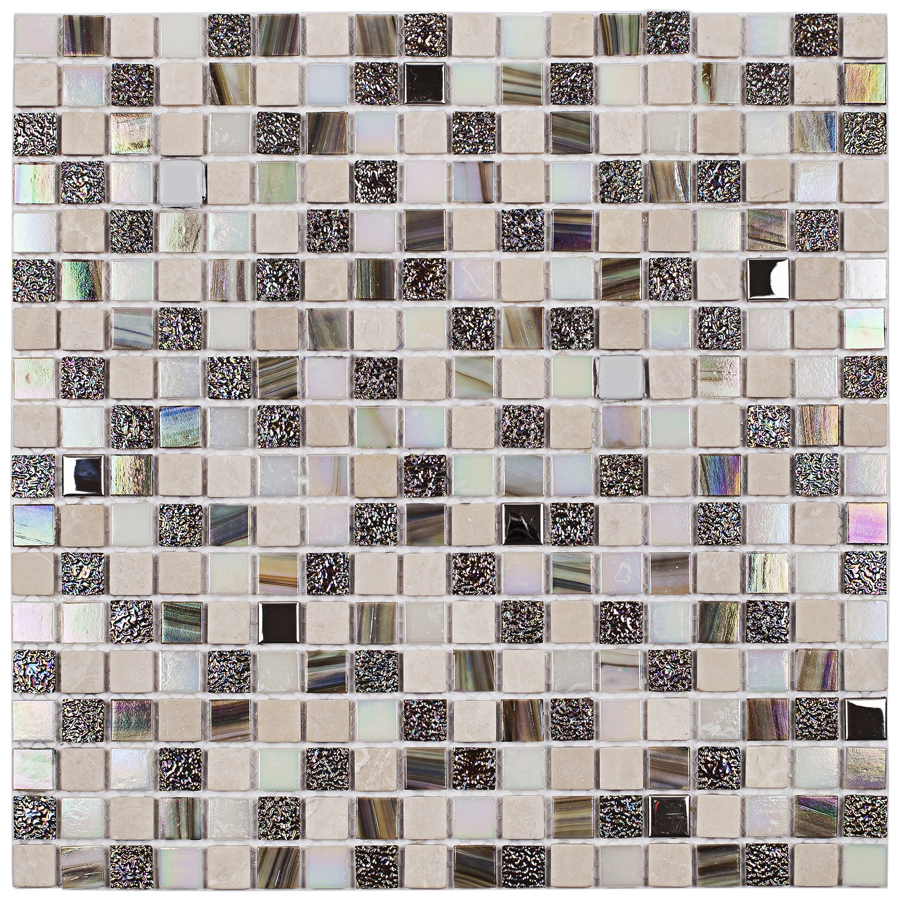 Pastilha Tiffany TY22 30,5x30,5cm Glass Mosaic