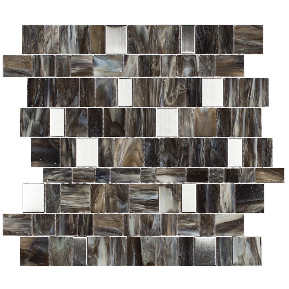 Pastilha Caravaggio CR1574 Multicolorido 26,5x31cm Glass Mosaic