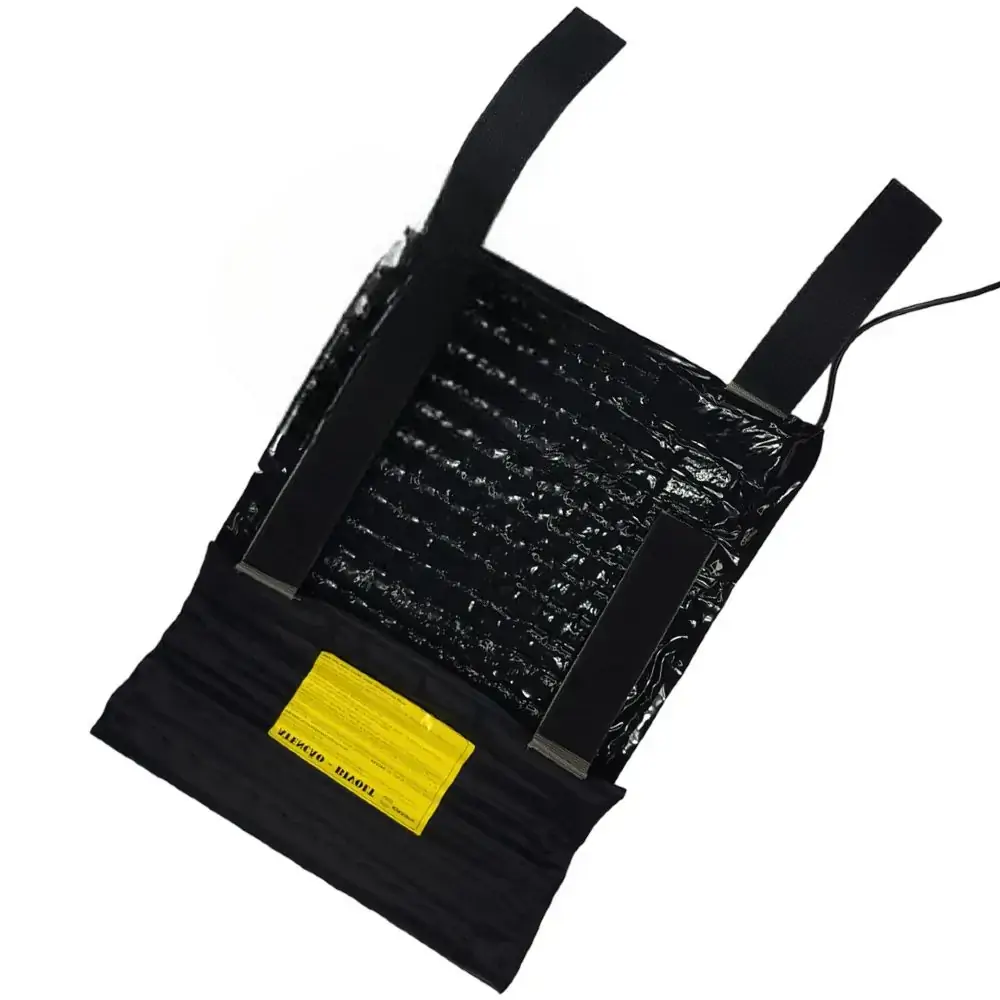Cinta Térmica Corporal Com Infravermelho Longo 80x35 cm Bivolt Preta Styllus Term Anvisa