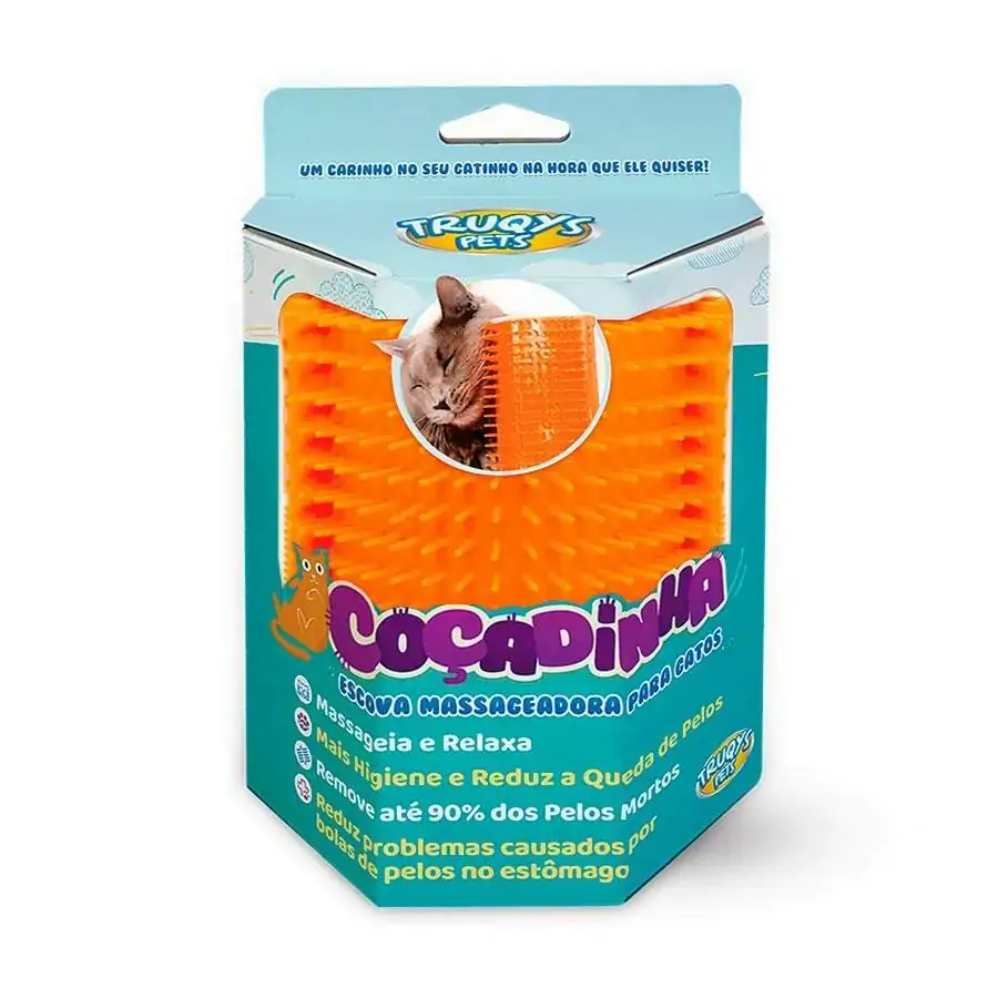 10 Bq Truqys Escova Cocadinha Laranja