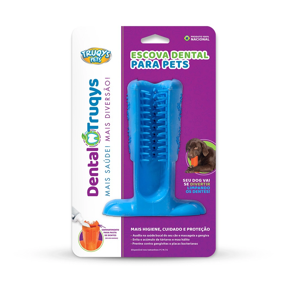 10 Bq.truqys Escova Dental P Azul