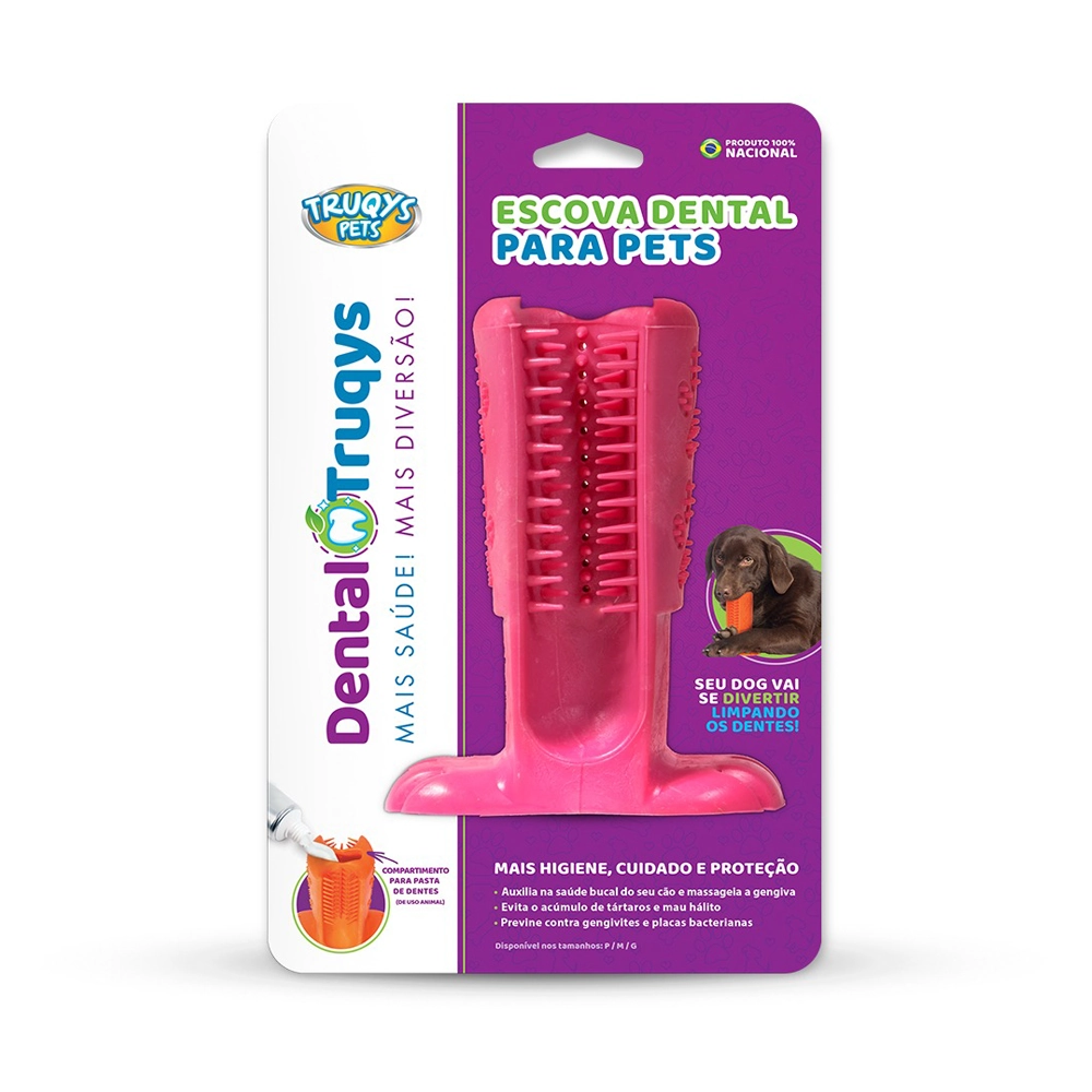10 Bq.truqys Escova Dental P Rosa
