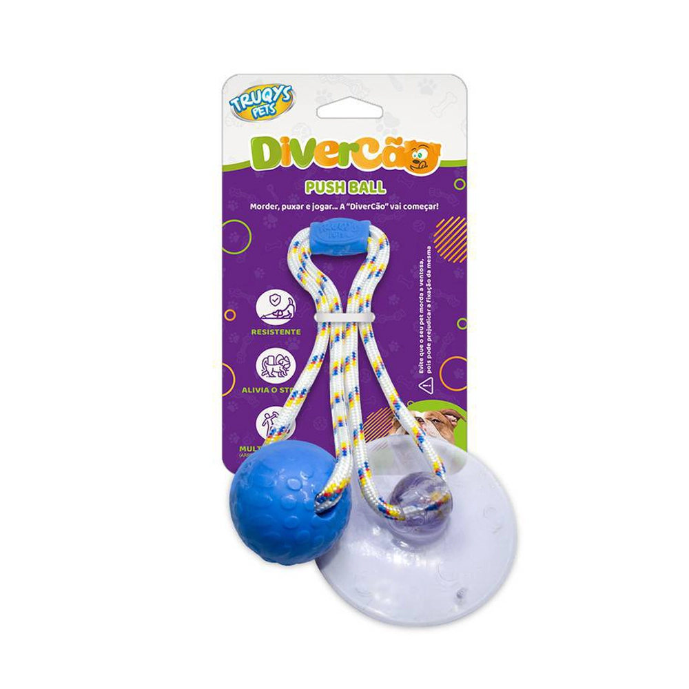 Bq Truqys Push Ball Pet Azul