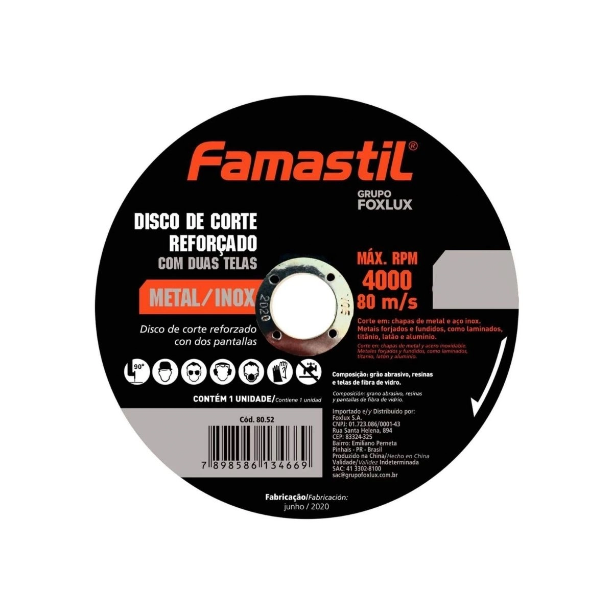 Disco Corte Inox Fino 4 1/2