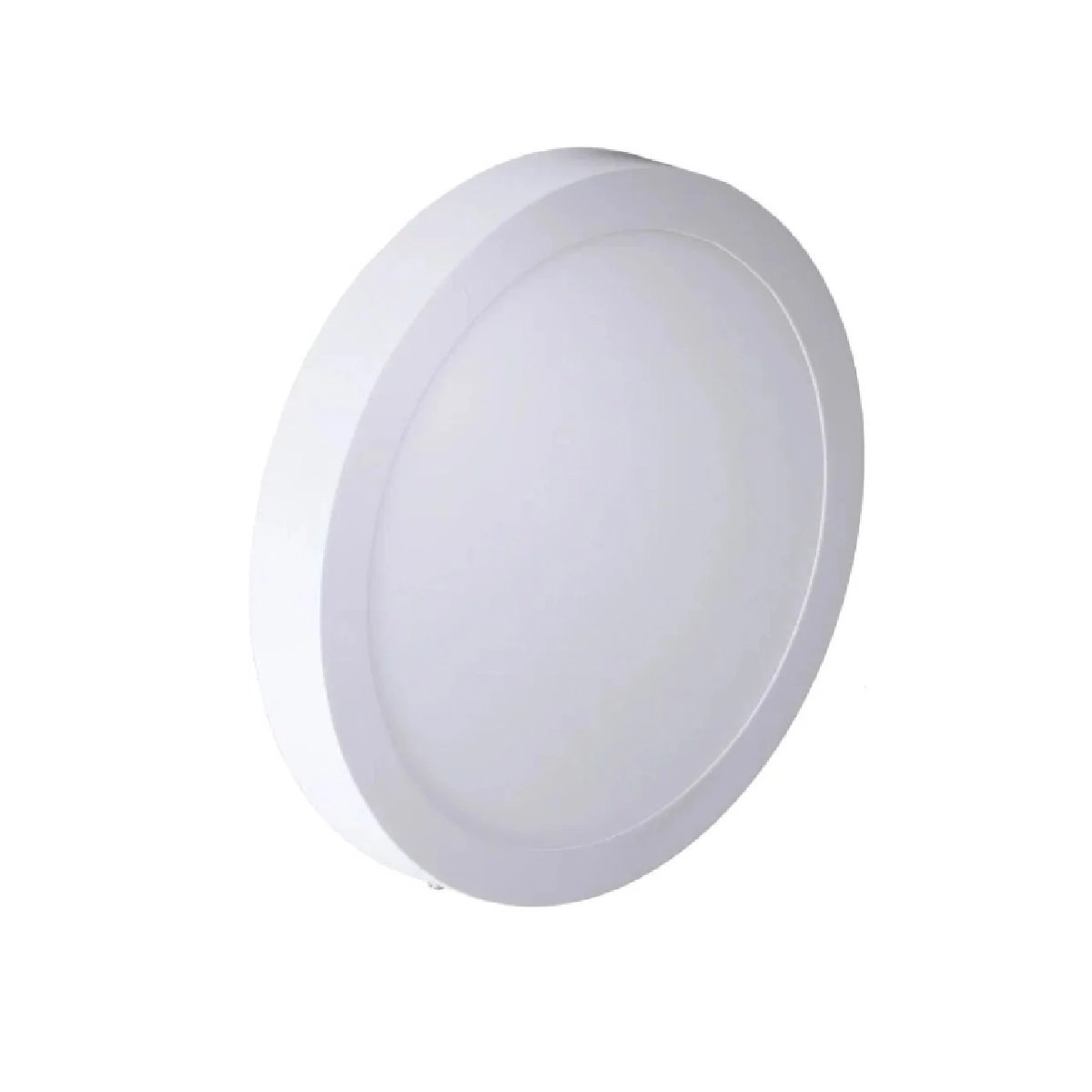 Painel Led Foxlux Redondo Sobrepor 12w 3000k Branco