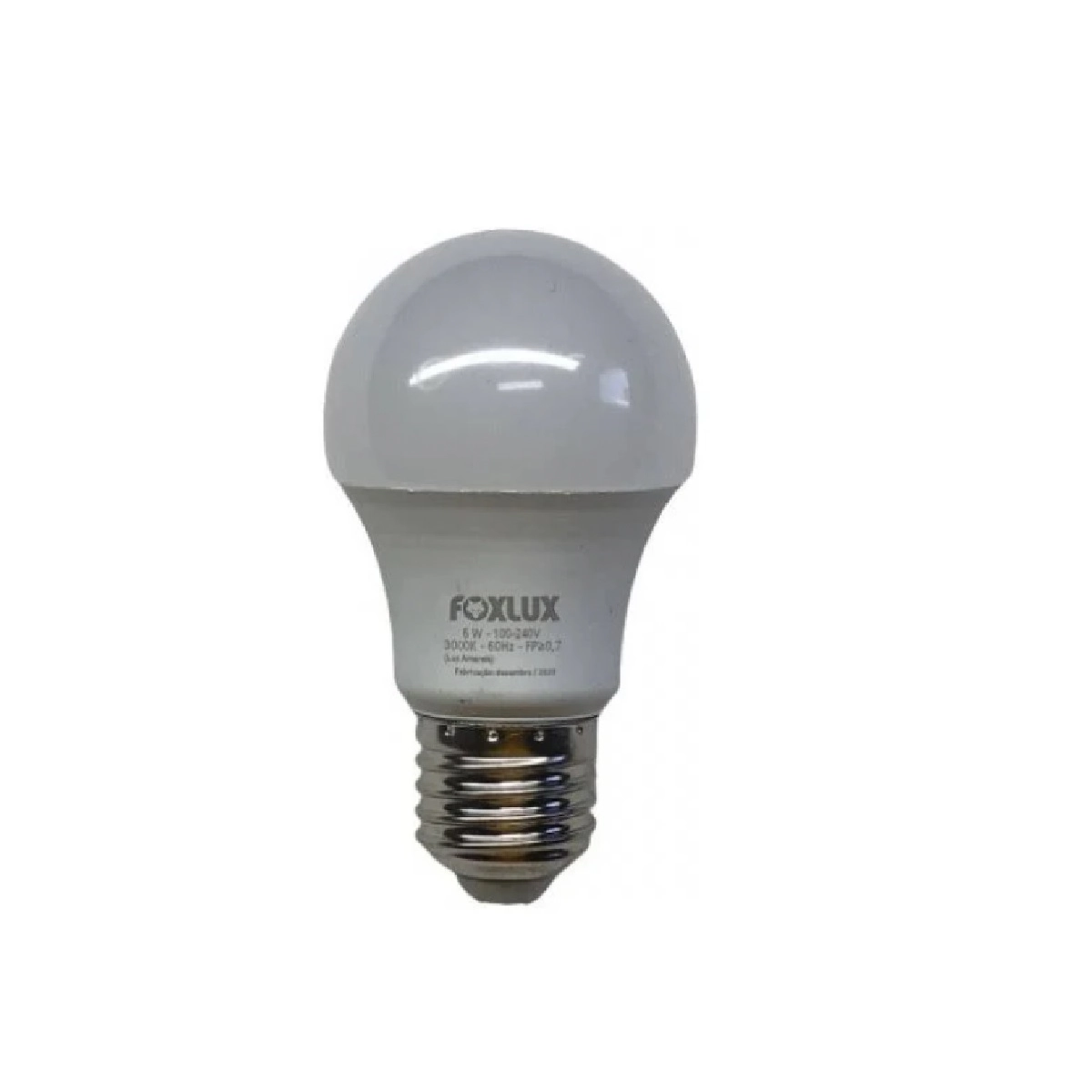 Lâmpada Led Bulbo Foxlux 6w 3000k Bivolt