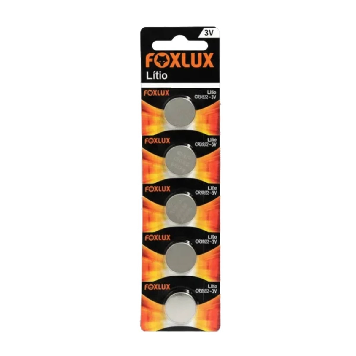 Bateria Foxlux Litio 3v Cr2025 Blister 5x1