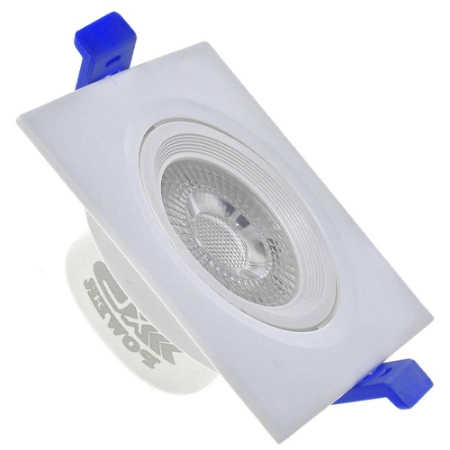 Spot Led Quadrado Branco Frio Iluminação