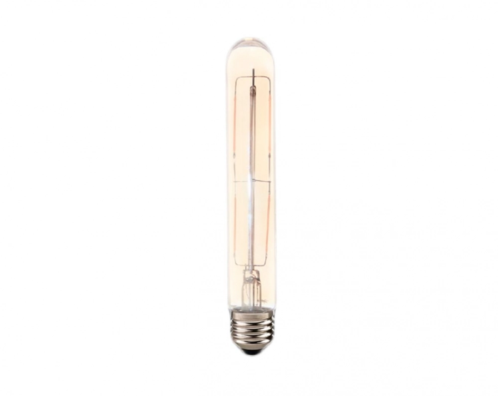 Lampada Filamento Led Tubo Ambar T32 4w E27 Biv