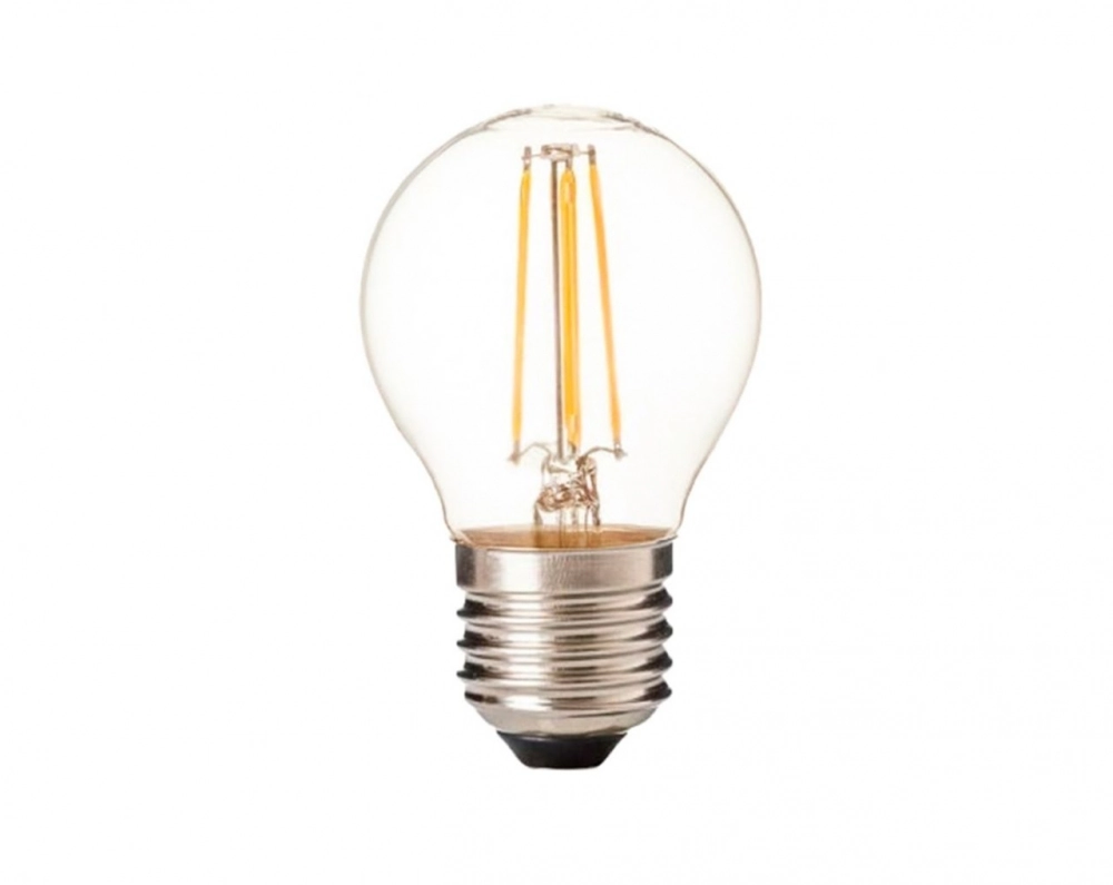 Lampada Filamento Led Bolinha Ambar G045 4w E27 Biv