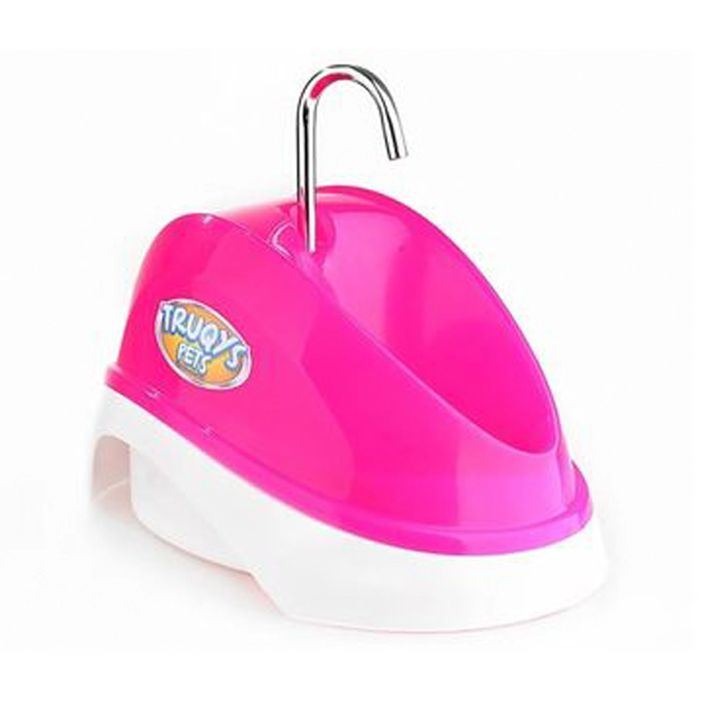 Fonte Bebedouro Truqys Para Cães E Gatos Rosa Bivolt