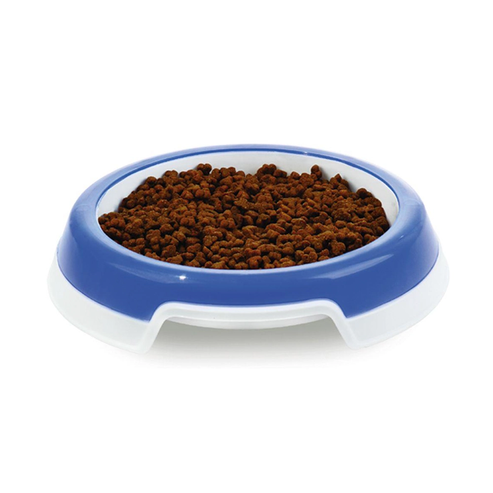Comedouro Redondo Pequeno Truqys 250 Ml Azul