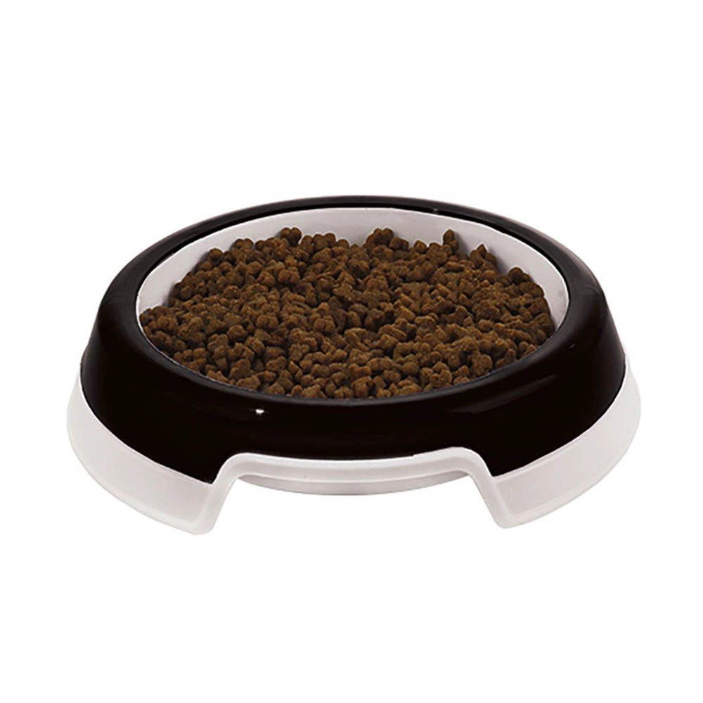 Comedouro Redondo Medio Truqys 750 Ml Preto