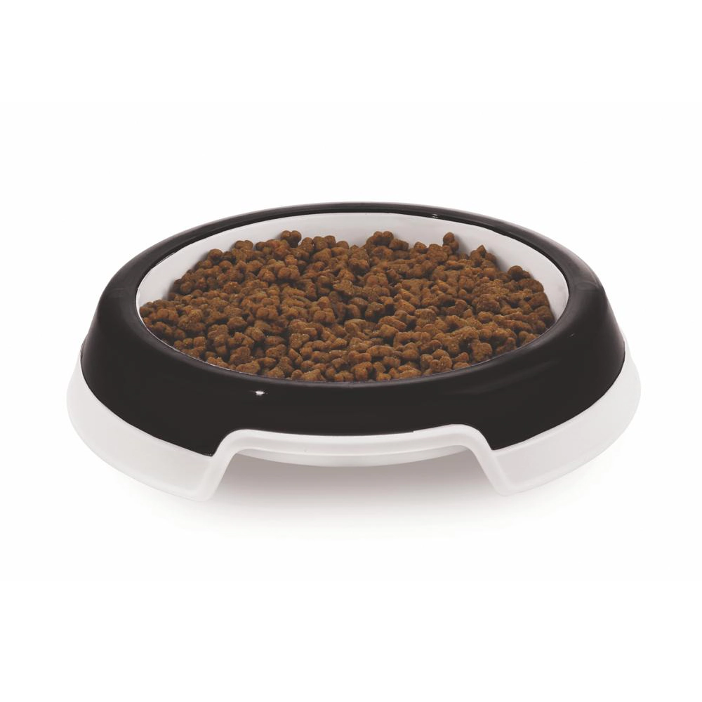 Comedouro Redondo Pequeno Truqys 250ml Preto