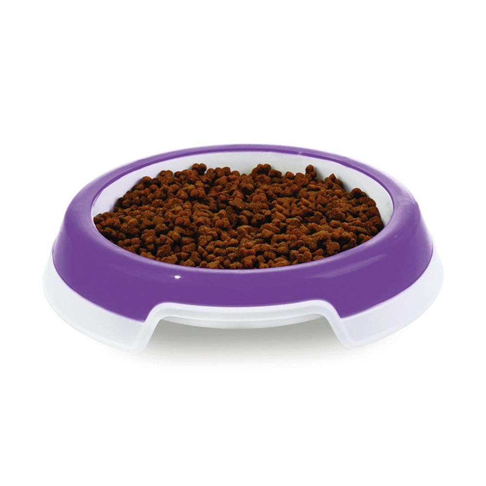 Comedouro Redondo Pequeno Truqys 250 Ml Roxo