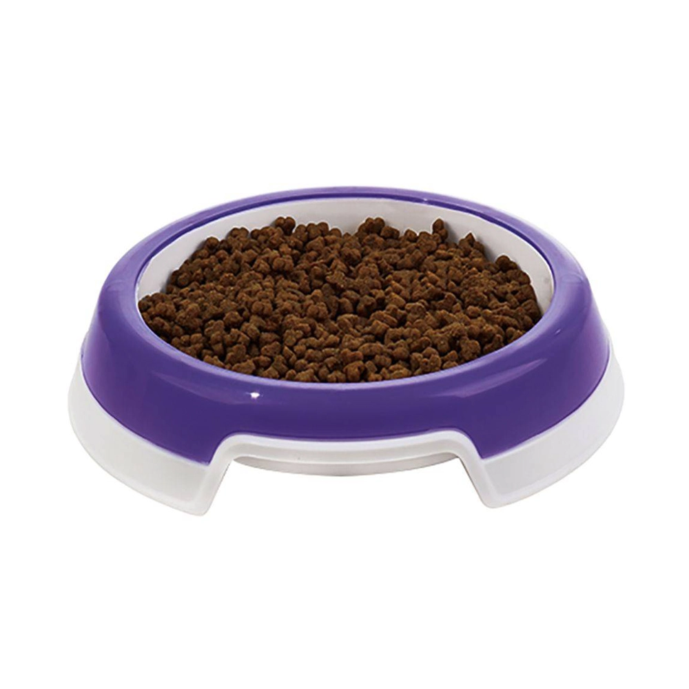 Comedouro Redondo Medio Truqys 750 Ml Roxo