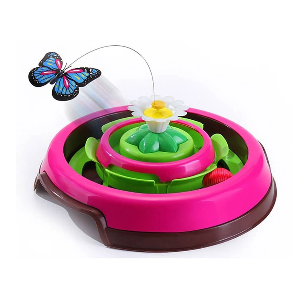 Brinquedo Truqys Pets Cat Spin Rosa