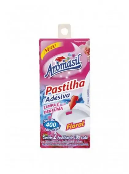 Pastilha Aromasil Adesiva 2x10g Floral