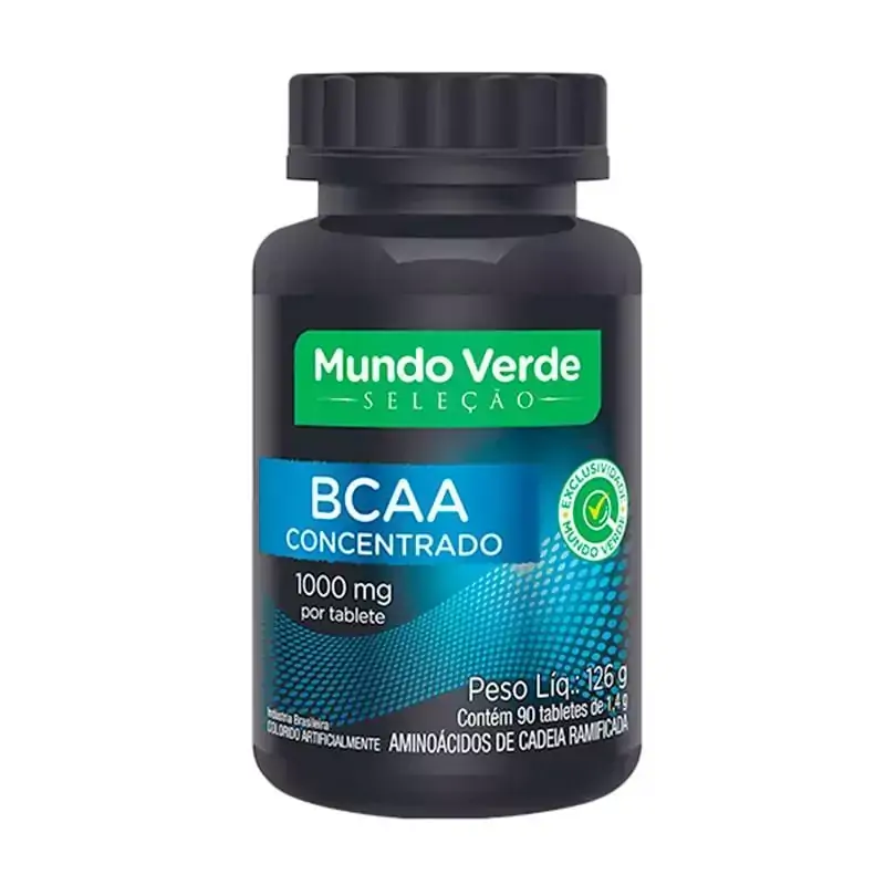 BCAA Concentrado 1000mg 90tabs - MV Seleção
