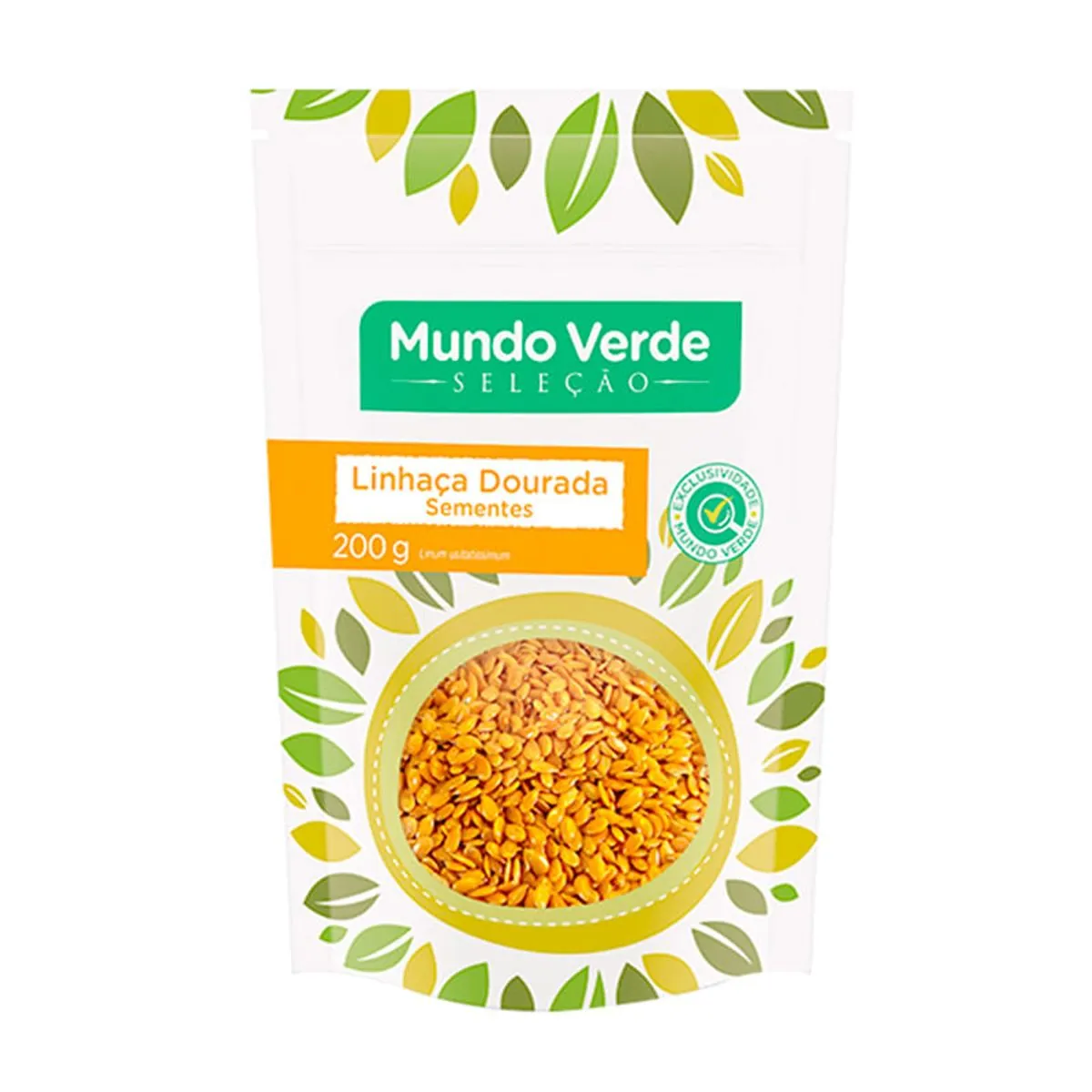 Superfood Semente de Linhaça Dourada Mundo Verde Seleção 200g