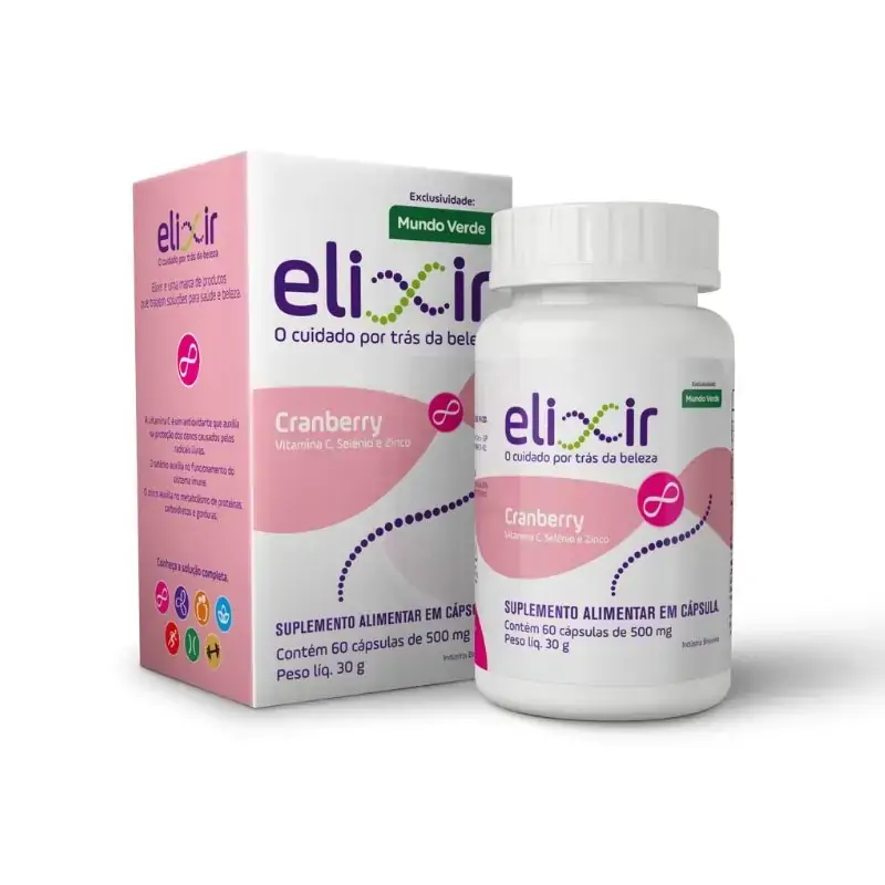 Cranberry 500mg 60caps - Elixir