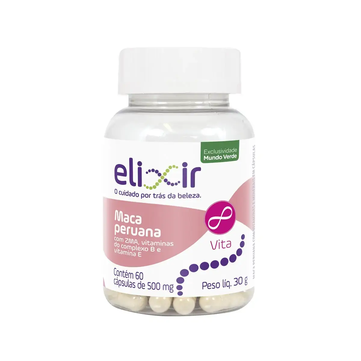 Maca Peruana 60caps - Elixir