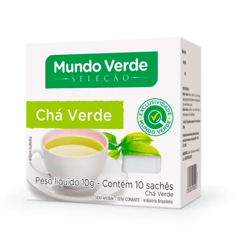 Chá Verde Mundo Verde Seleção 10g com 10 sachês