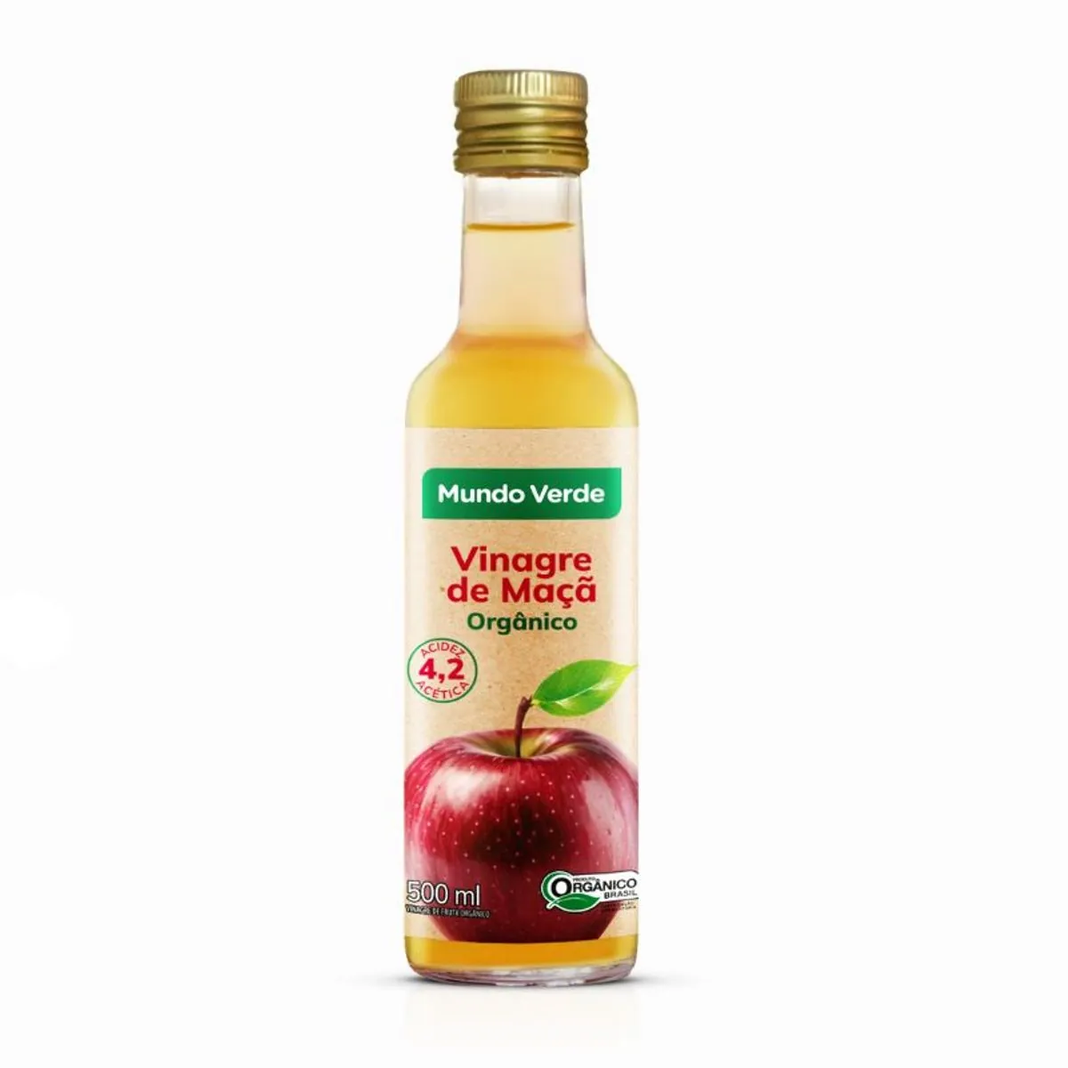 Vinagre de Maça Orgânico Mundo Verde 500ml