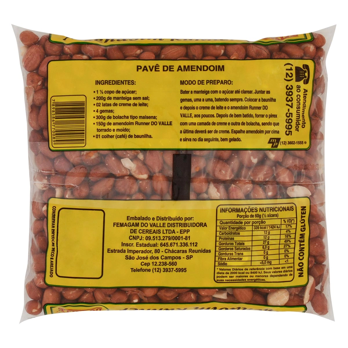Do Valle Amendoim Runner 500g