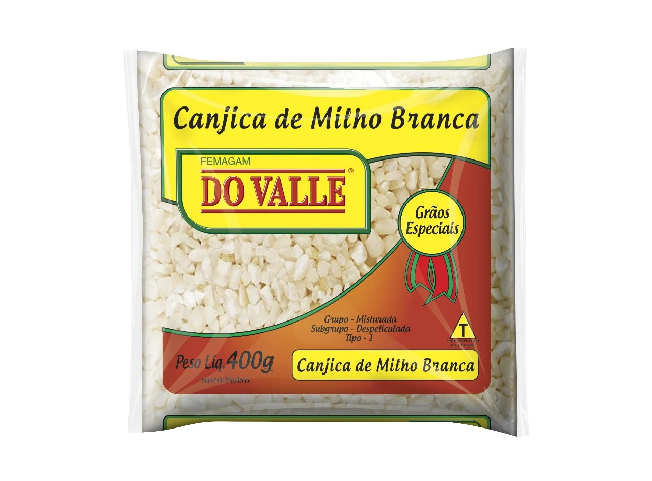 Canjica De Milho Branca Do Valle 400g
